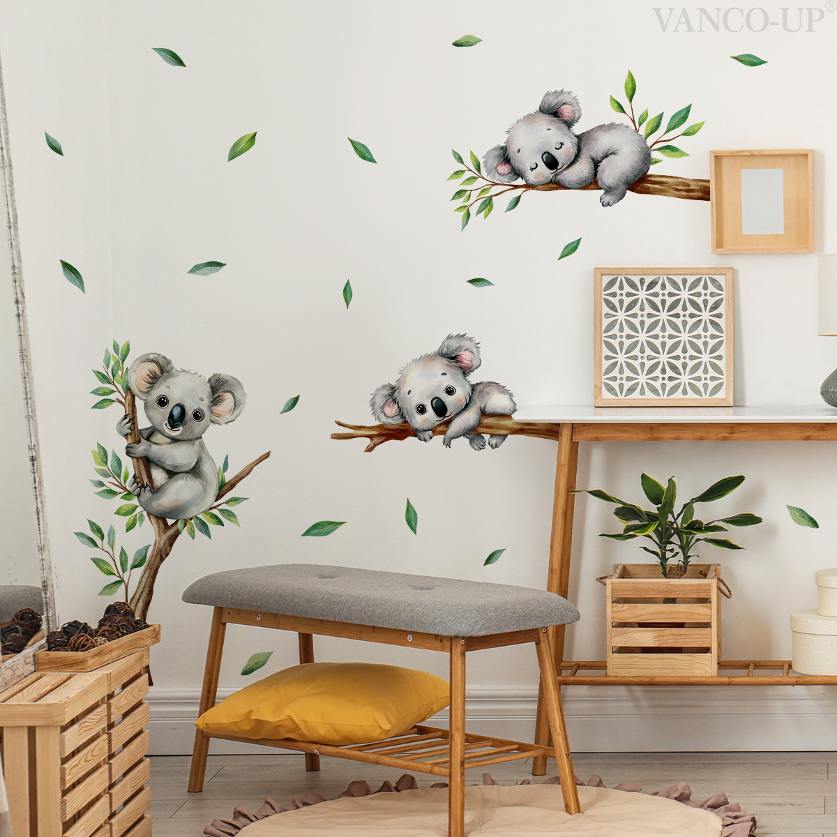Kids Outdoor Furniture - Dessin animé Koala grimpant arbre branche
