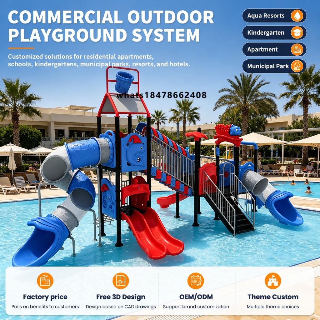 Kids Outdoor Equipment - Équipement de parc aquatique extérieur pour