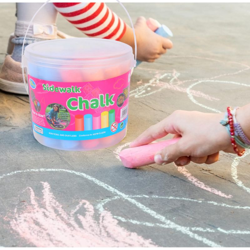 Chalk Outdoor Jumbo - Craie de couleurs de trottoir Jumbo