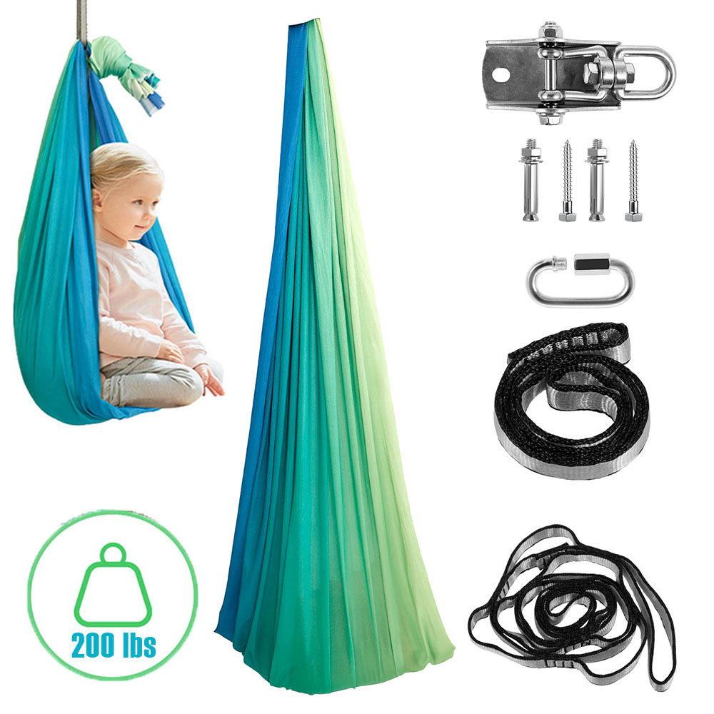 Kids Outdoor Swing And Slide - Balançoires sensorielles pour enfants Balançoire câlin