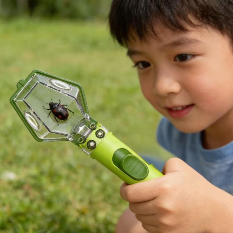 Kids Outdoor Nature Toys - Loupe de visionnage pour enfants, boîte