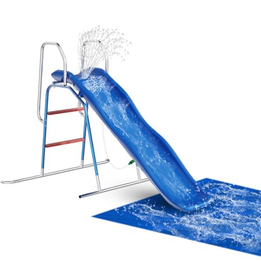 Kids Outdoor Water Sprinkler - Toboggan aquatique pour enfants, en PVC,