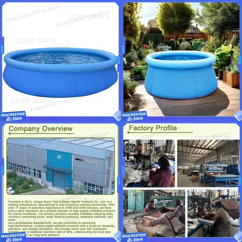 Grande piscine gonflable en PV - Kids Outdoor Garden Toys avis et prix