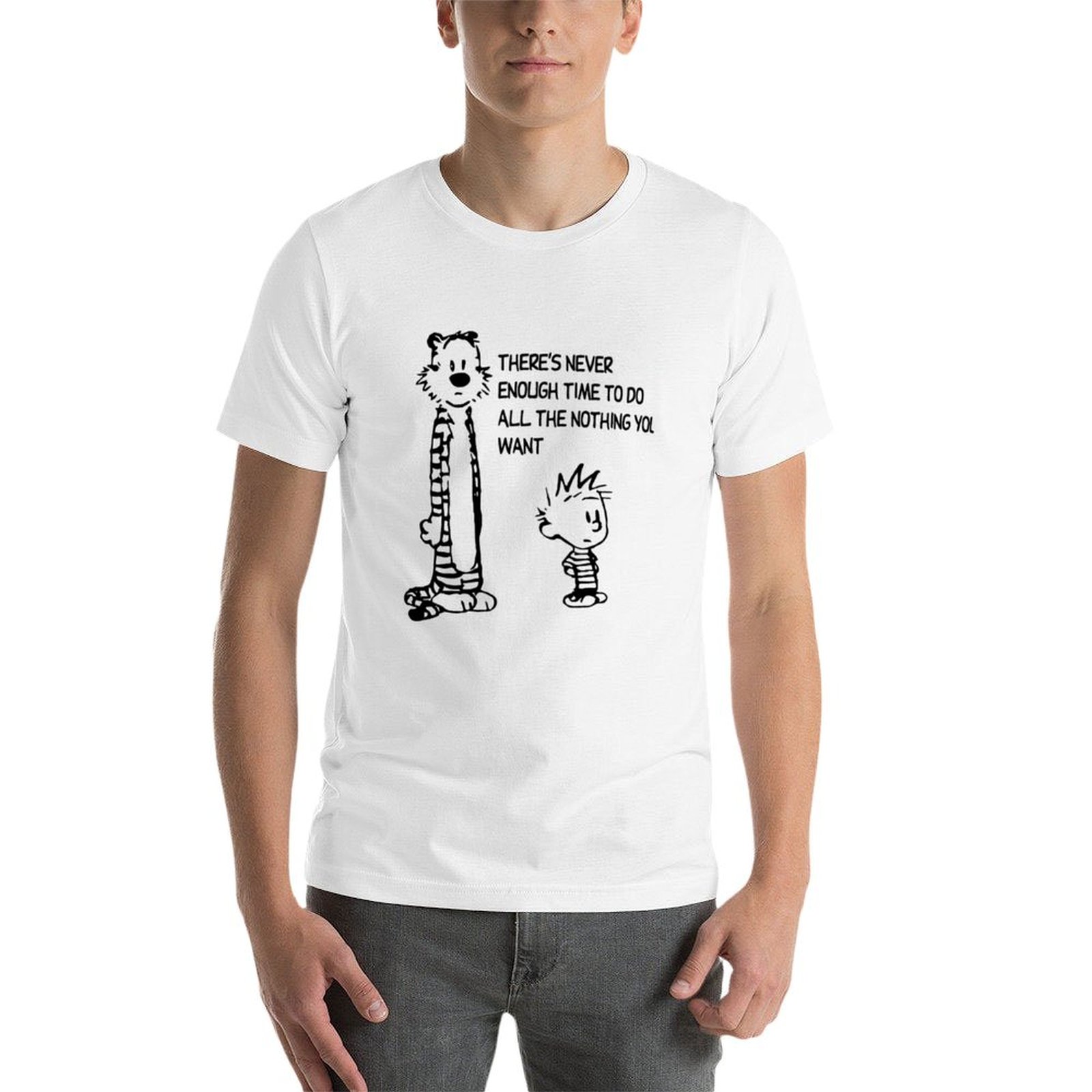 T-shirt Hobbs and Kid, T-shirt - Kids Outdoor Quotes avis et prix