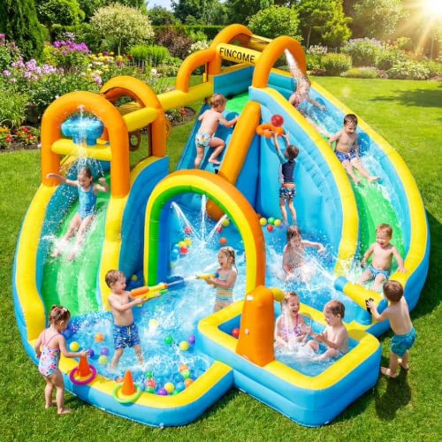 Parc aquatique gonflable extér - Kids Outdoor Water Slide avis et prix