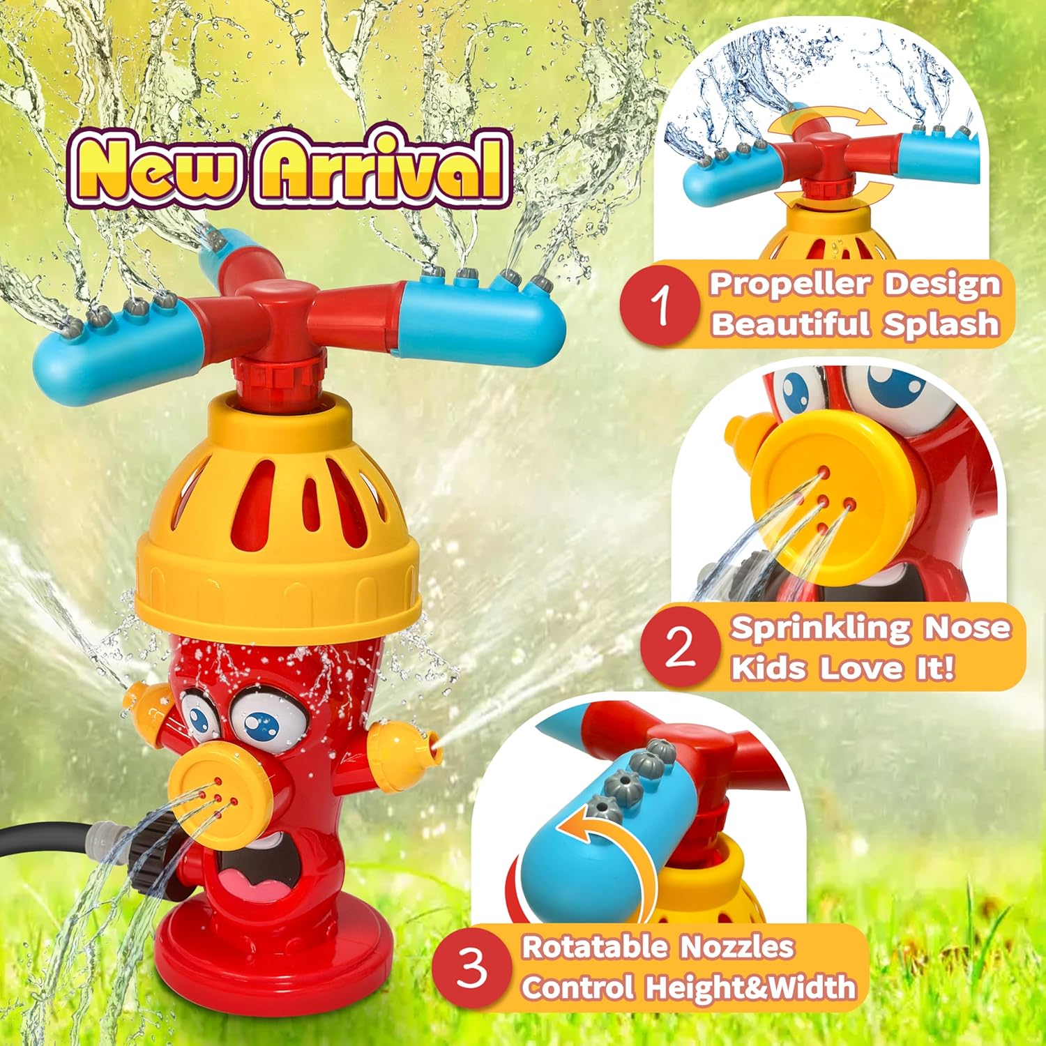 Jouet d'arrosage à jet d'eau,  - Kids Outdoor Yard Toys avis et prix