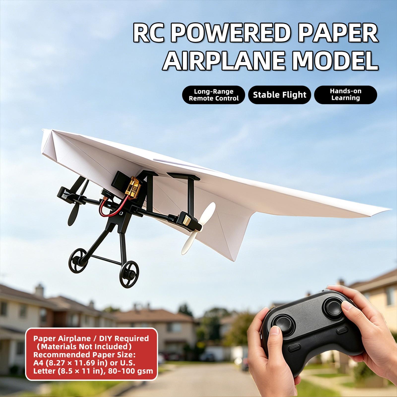 Kit d'avion en papier RC à con - Kids Outdoor Equipment avis et prix