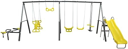 Ensemble de balançoires pour e - Kids Outdoor Swing And Slide avis et prix