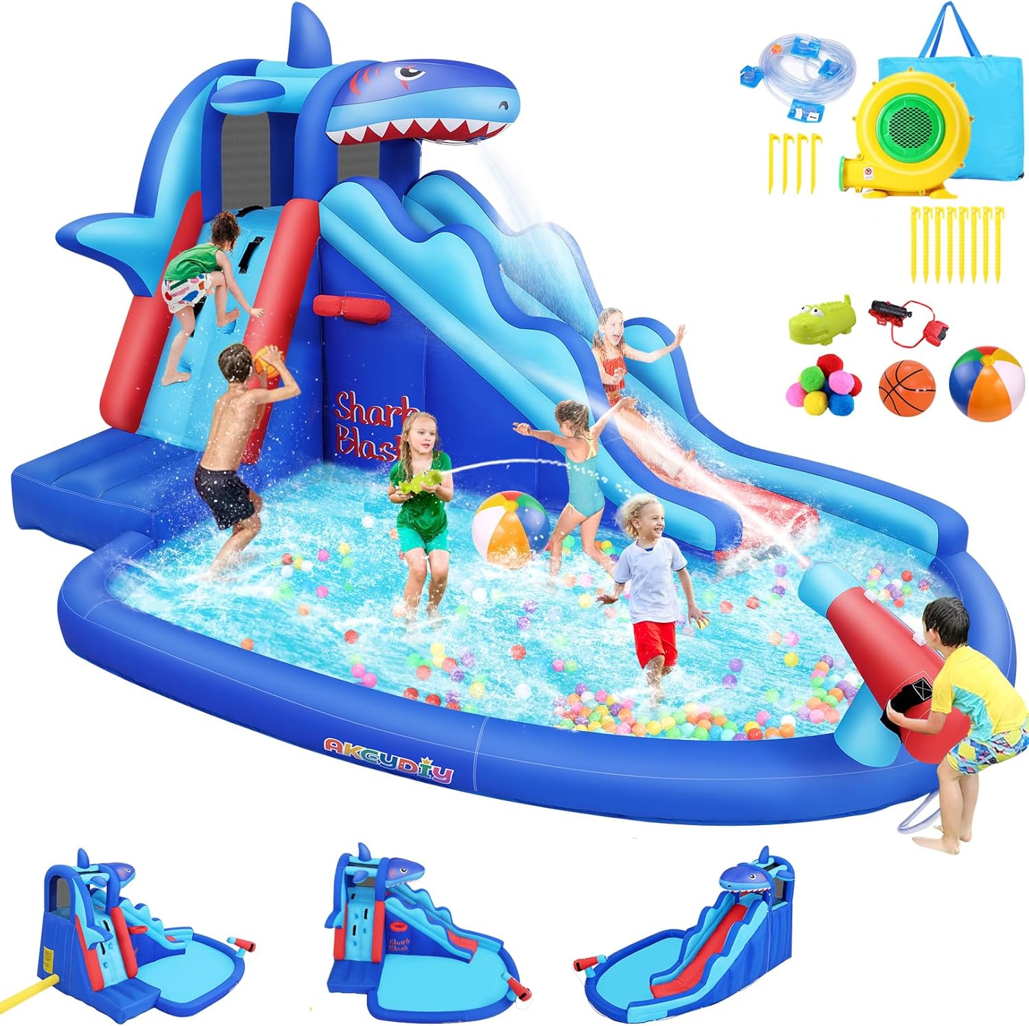 Parc aquatique gonflable sur l - Kids Outdoor Water Slide avis et prix