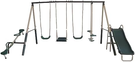 Ensemble de jeux d'extérieur e - Kids Outdoor Swing And Slide avis et prix