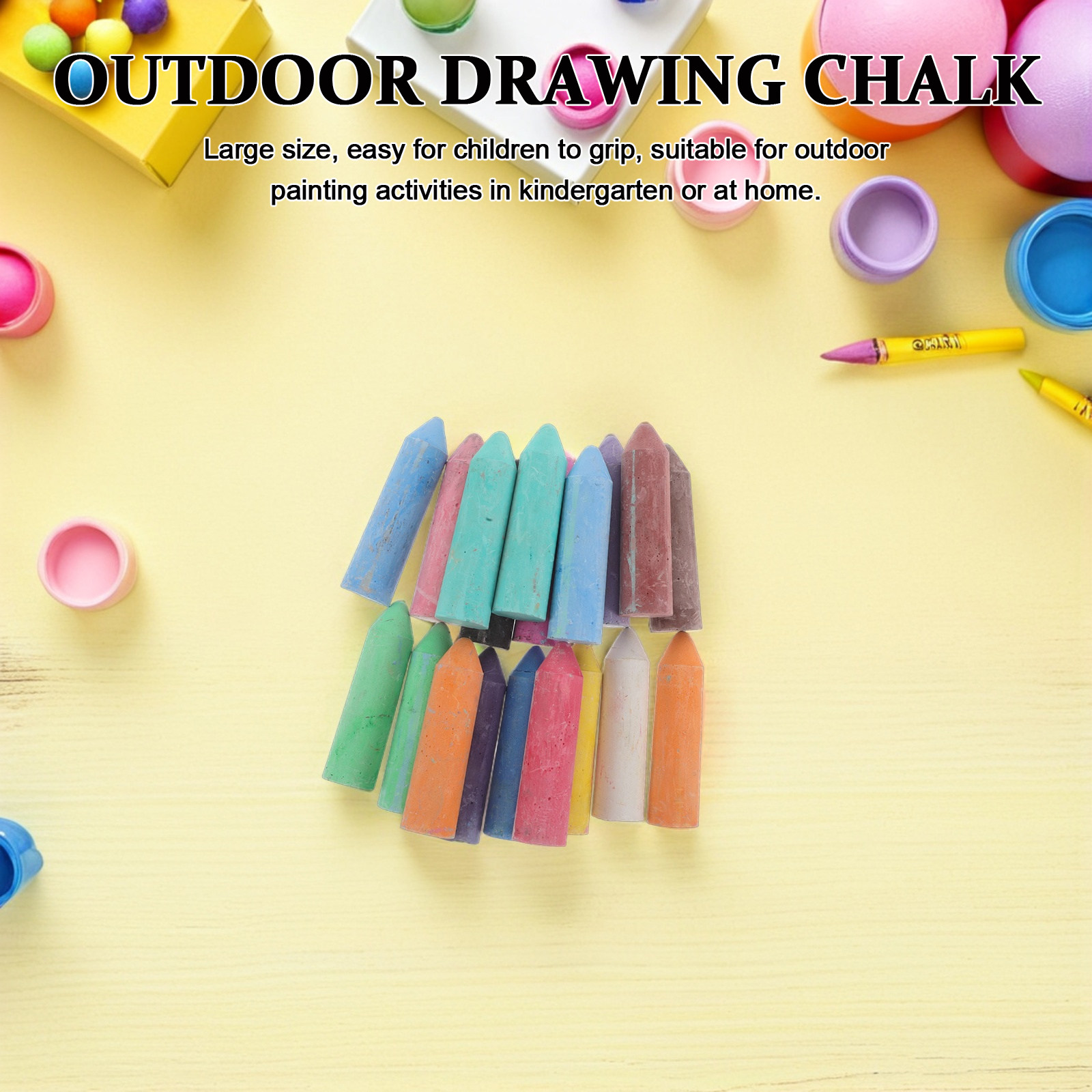 Ensemble de 20 craies géantes  - Chalk Outdoor Jumbo avis et prix