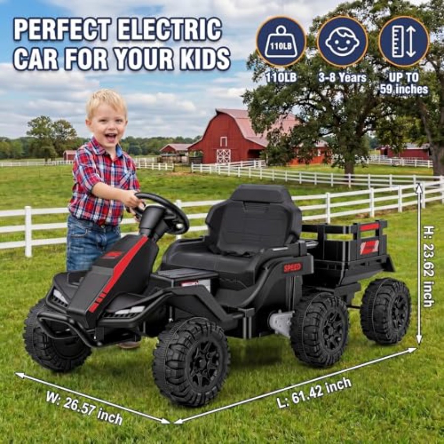 Tracteur électrique tout-terra - Kids Outdoor Ride On avis et prix