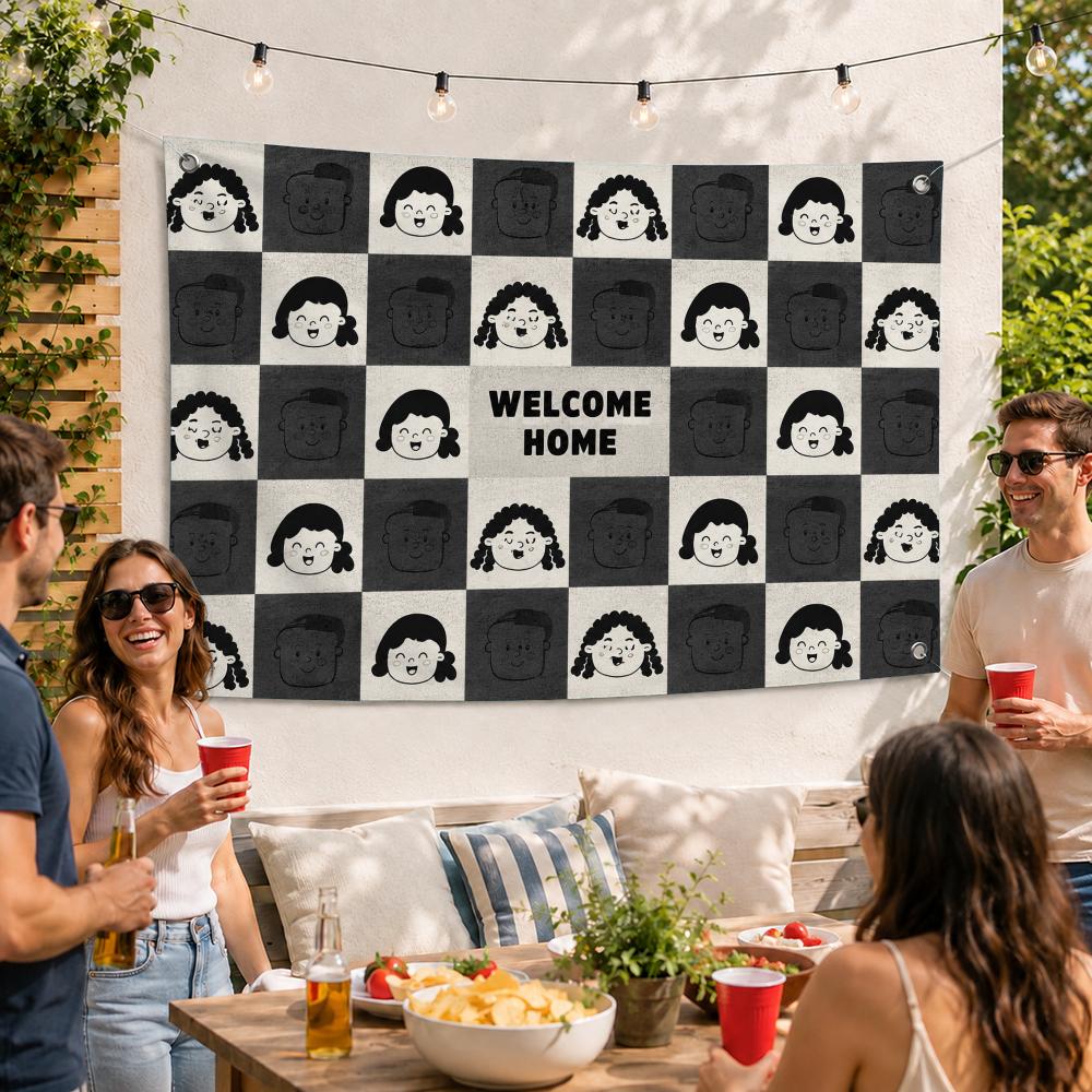 Drapeaux personnalisés avec de - Kids Outdoor Quotes avis et prix