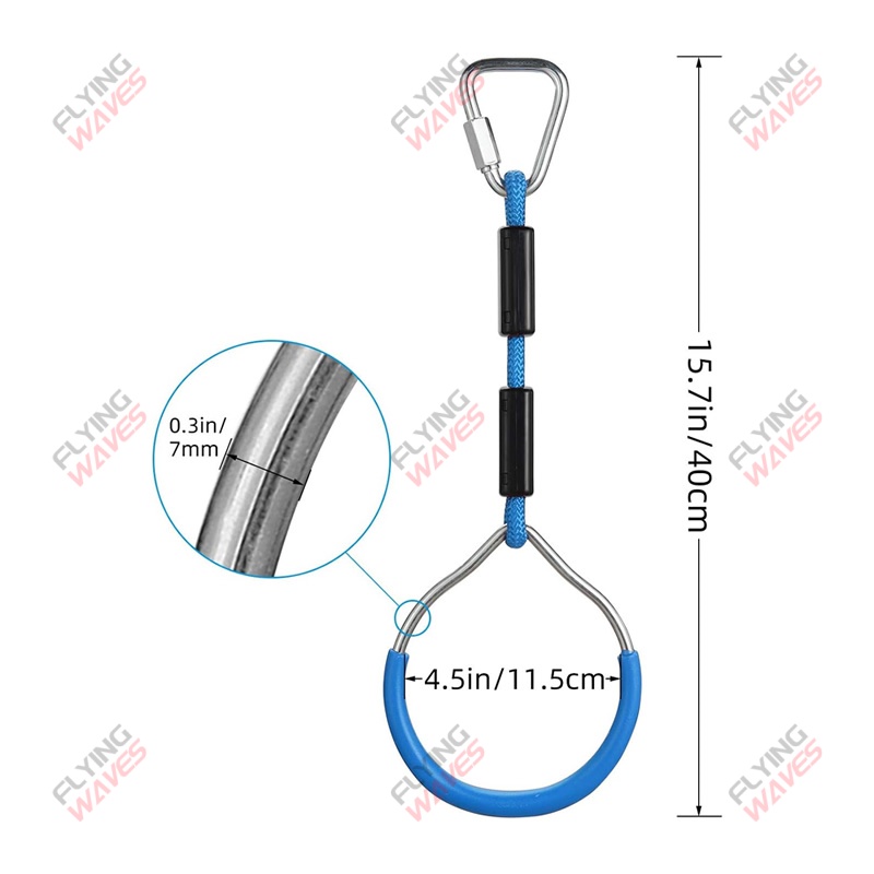 Anneau de gymnastique suspendu - Kids Outdoor Swing And Slide avis et prix