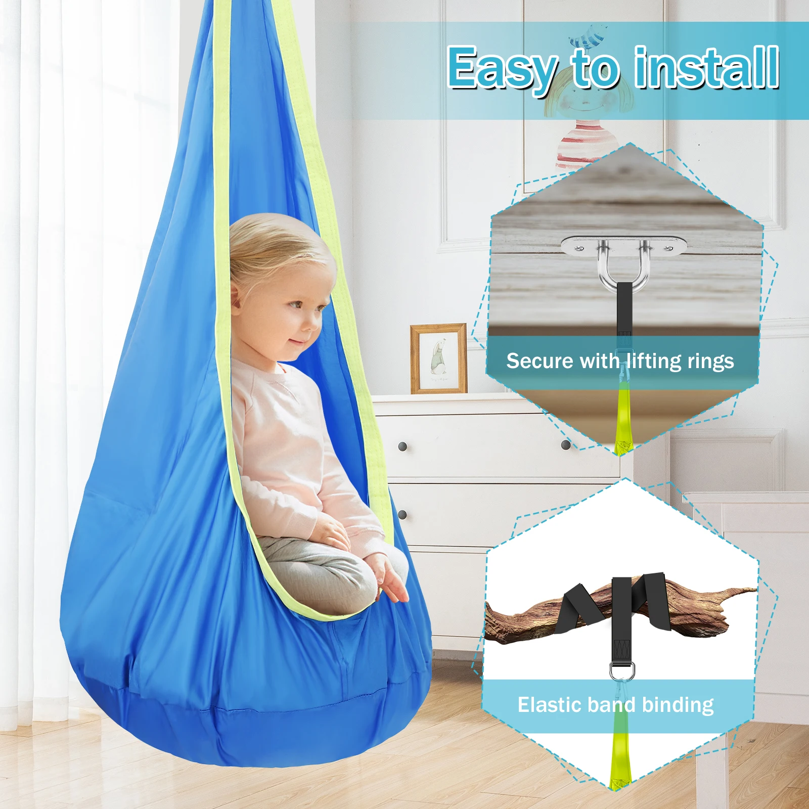Chaise balancelle sensorielle  - Kids Outdoor Swing Chair avis et prix