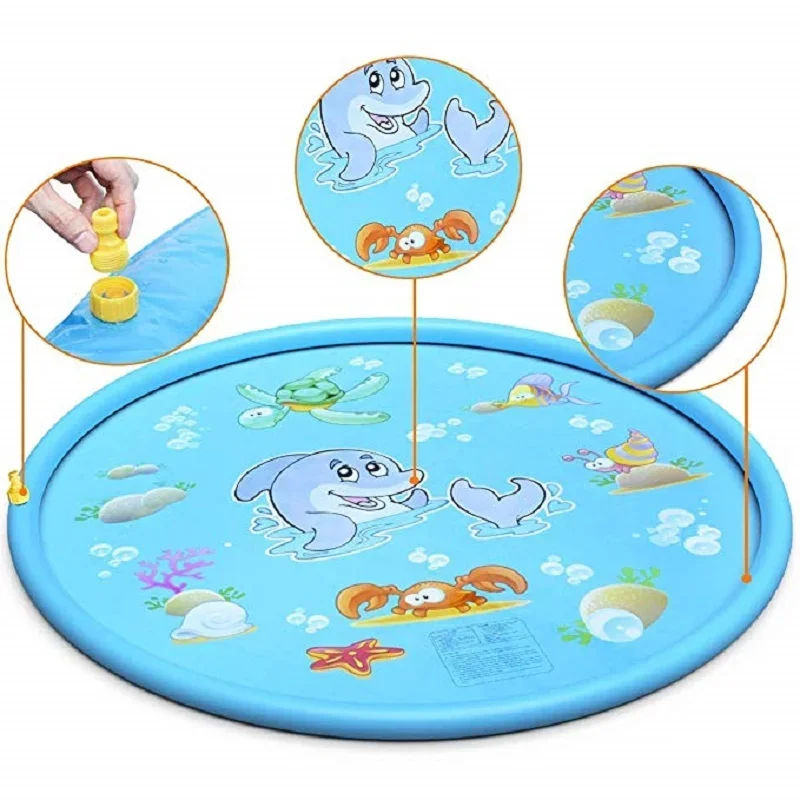 Tapis d'arrosage rond gonflabl - Kids Outdoor Water Sprinkler avis et prix