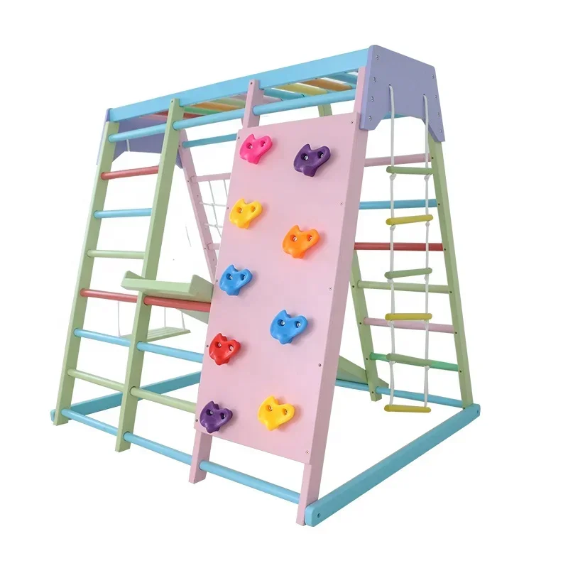 Structure d'escalade en bois p - Kids Outdoor Swing And Slide avis et prix