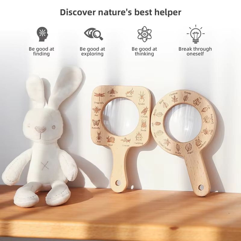 Loupe en bois pour enfants, ob - Kids Outdoor Nature Toys avis et prix